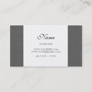 Carte De Visite Doré Élégant