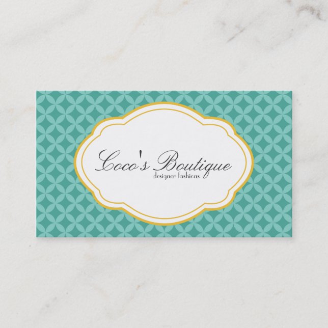 Carte de visite double face personnalisable (Devant)