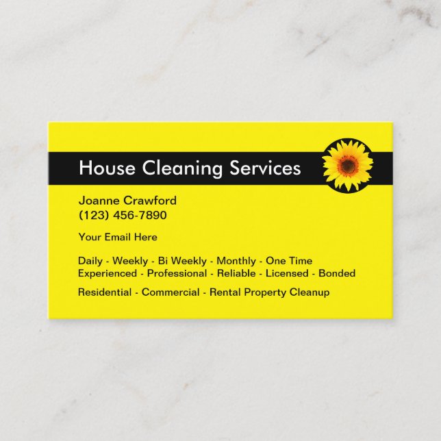 Carte De Visite Doubles services latéraux audacieux professionnels (Devant)