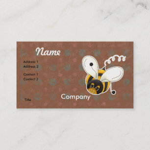 Carte De Visite Douce Petite Abeille Mignonne