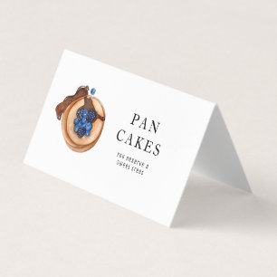 Carte De Visite Douceurs modernes Pancake Bakery Professionnel