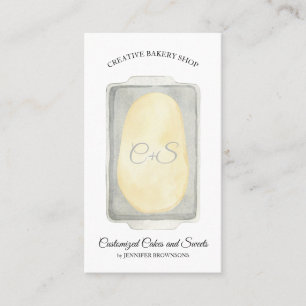 Carte De Visite Dough on Tray Food Recette boulangerie fabrication