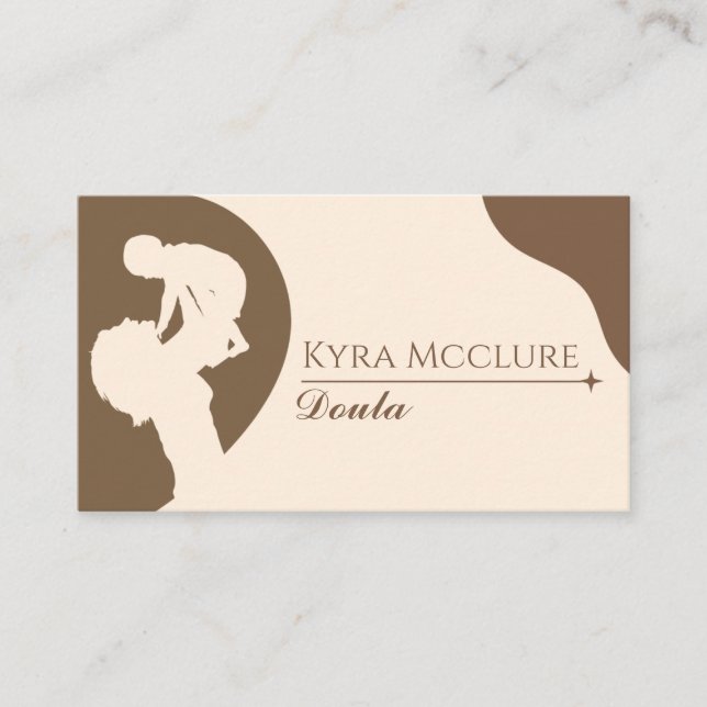 Carte de visite Doula (Devant)