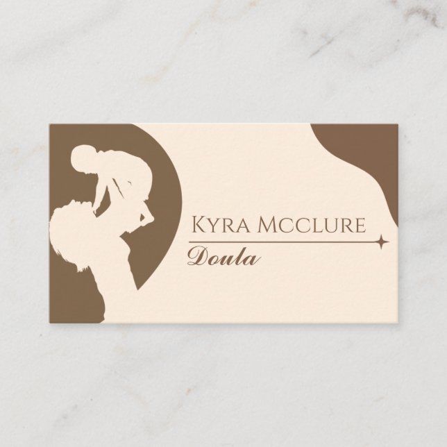 Carte de visite Doula (Devant)