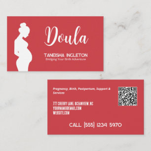 Carte De Visite Doula QR personnalisé