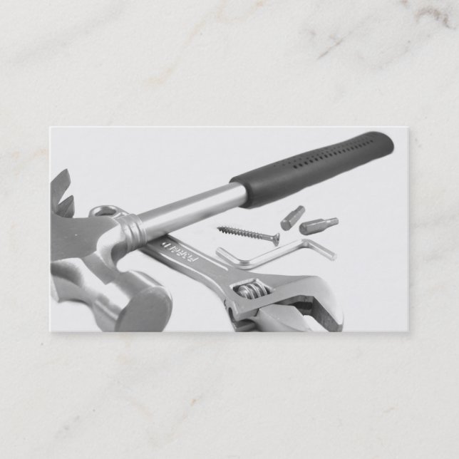 Carte de visite d'outils (Devant)