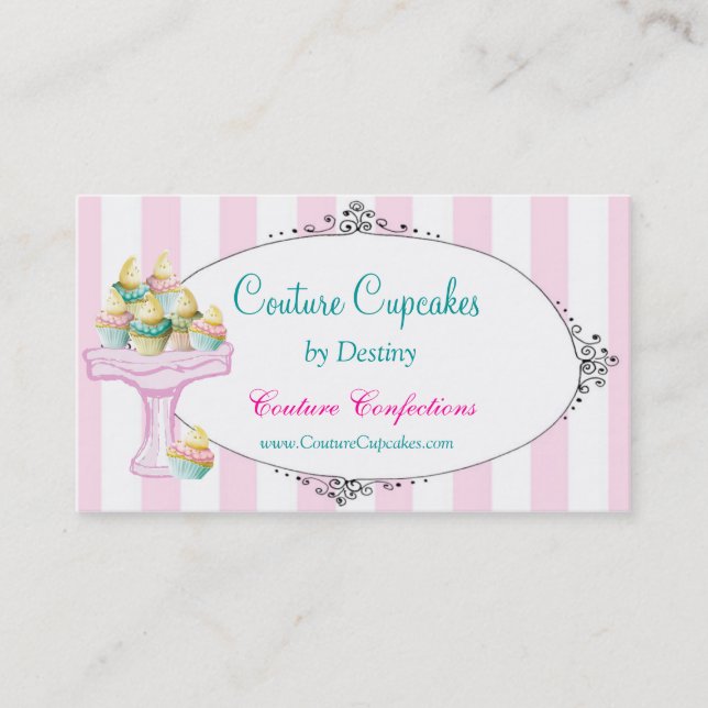 Carte de visite doux de petits gâteaux de destin (Devant)