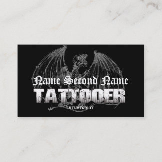 Carte De Visite Dragon médiéval de Tattooer