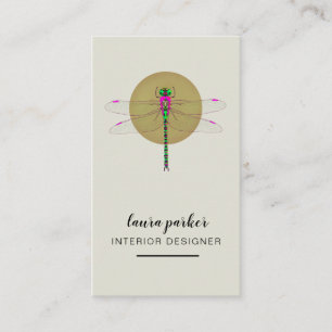 Carte De Visite Dragonfly Creative Designer Nature Consultancy