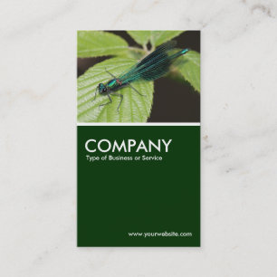 Carte De Visite Dragonfly - Vert foncé