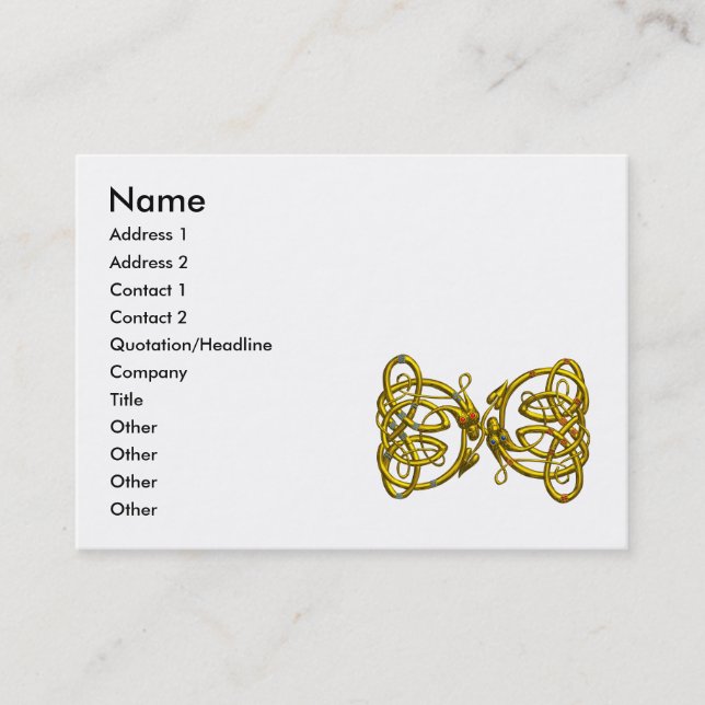 CARTE DE VISITE DRAGONLOVE (Devant)
