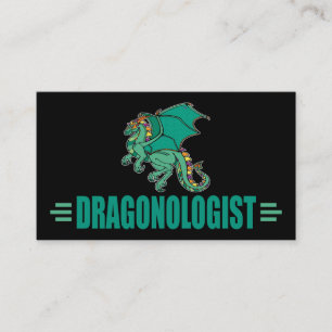 Carte De Visite DRAGONOLOGUE DUN Dragon
