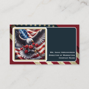 Carte de visite Drapeau Américain