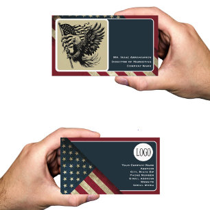 Carte De Visite Drapeau américain patriotique