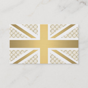 Carte De Visite Drapeau BRITANNIQUE d'Union Jack avec le motif
