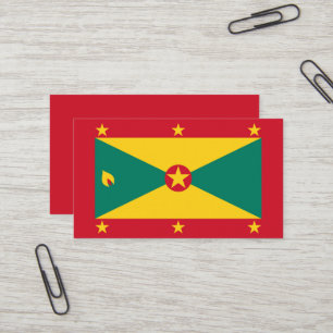 Carte De Visite Drapeau de la Grenade