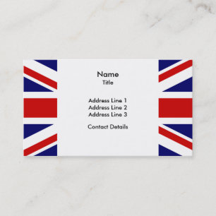 Carte De Visite Drapeau de l'Union