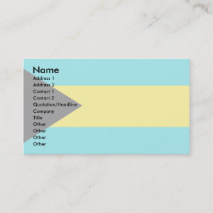 Carte De Visite Drapeau des Bahamas
