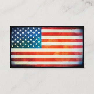 Carte De Visite Drapeau des Etats-Unis