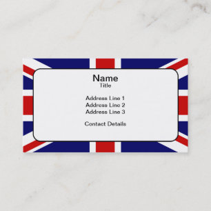 Carte De Visite Drapeau des syndicats