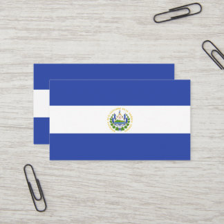 Carte De Visite Drapeau El Salvador