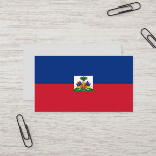 Carte De Visite Drapeau Haïti