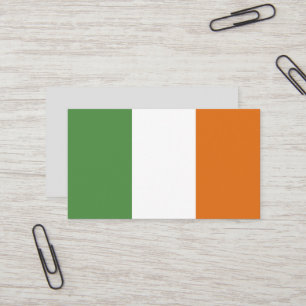 Carte De Visite Drapeau irlandais