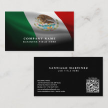 Drapeau National du Mexique avec Code QR | Profess