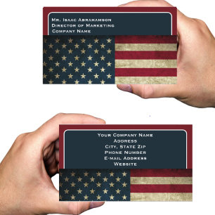 Carte De Visite Drapeau patriotique américain