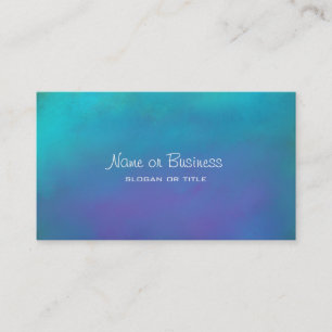 Carte De Visite Dreamy Blues Abstract Design