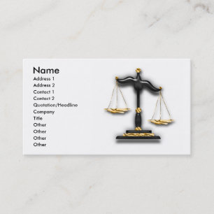 Carte De Visite Droit - Droit
