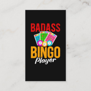 Carte De Visite Drôle Bingo Balls Sarcastique Joueur de Bingo