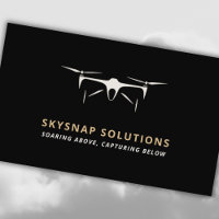 Drone Business UAV Pilote moderne Black Gold