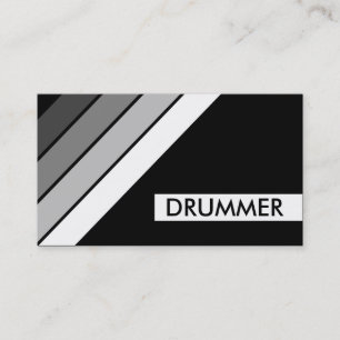 Carte De Visite DRUMMER rétro