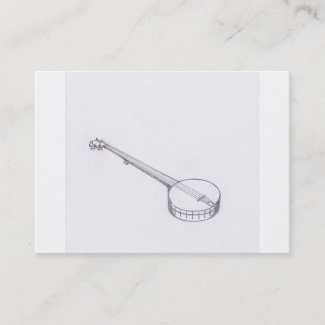 Carte de visite du banjo de Robert (Devant)