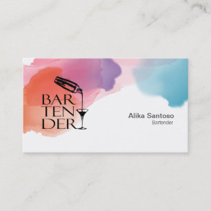Carte de visite du barman