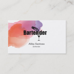 Carte de visite du barman