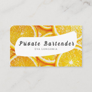 Carte de visite du barman privé