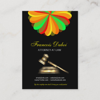 Carte de visite du cabinet d'avocats Gavel