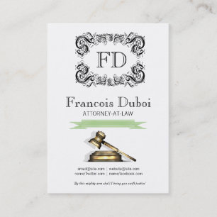 Carte de visite du cabinet d'avocats Gavel