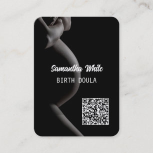 Carte de visite du code QR de Doula