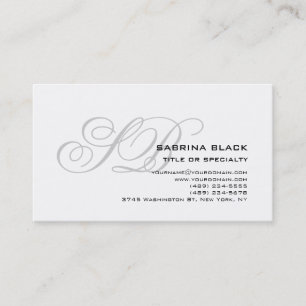 Carte de visite du consultant en calligraphie de m