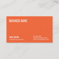 Carte de visite du directeur commercial Plain Oran