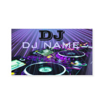 carte de visite du DJ