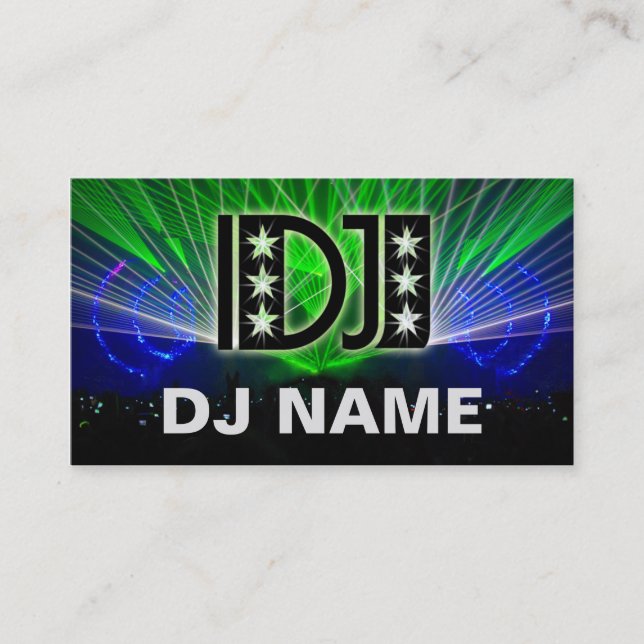 CARTE DE VISITE DU DJ (Devant)