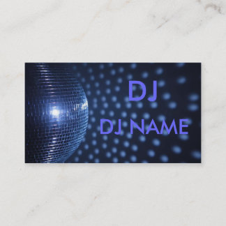 carte de visite du DJ