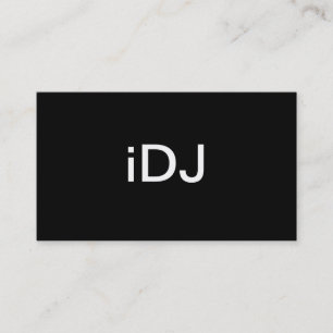 Carte de visite du DJ