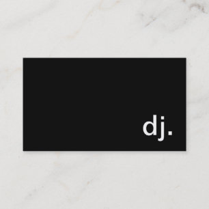 Carte de visite du DJ