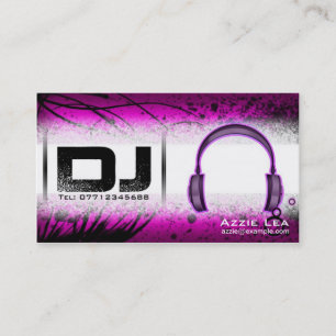 Carte de visite du DJ - personnalisable