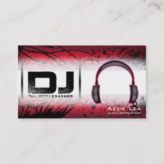 Carte de visite du DJ - personnalisable